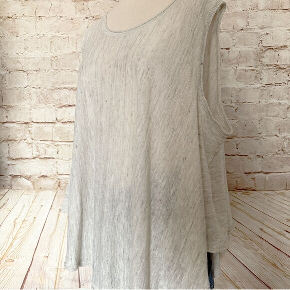 Victorias Secret flax linen oversized sleeveless swing sweater - Picture 1 of 7
